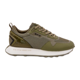 Sneaker maschili sulla piattaforma di sistema Hi-Polish RR174360 Big Star RR174360 verde