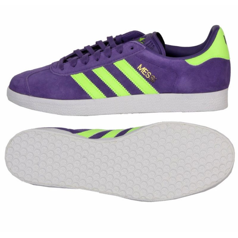 Adidas Gazelle Messi nelle scarpe da calcio viola IH8164