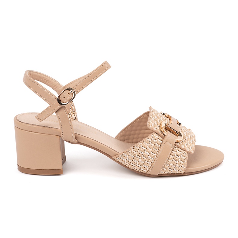 Goodin Sandali da donna beige sul medio post