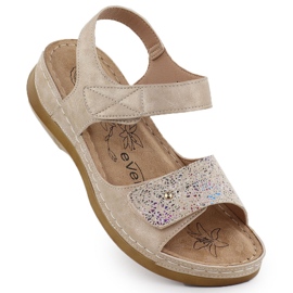 Sandali da donna per beige evento 8988