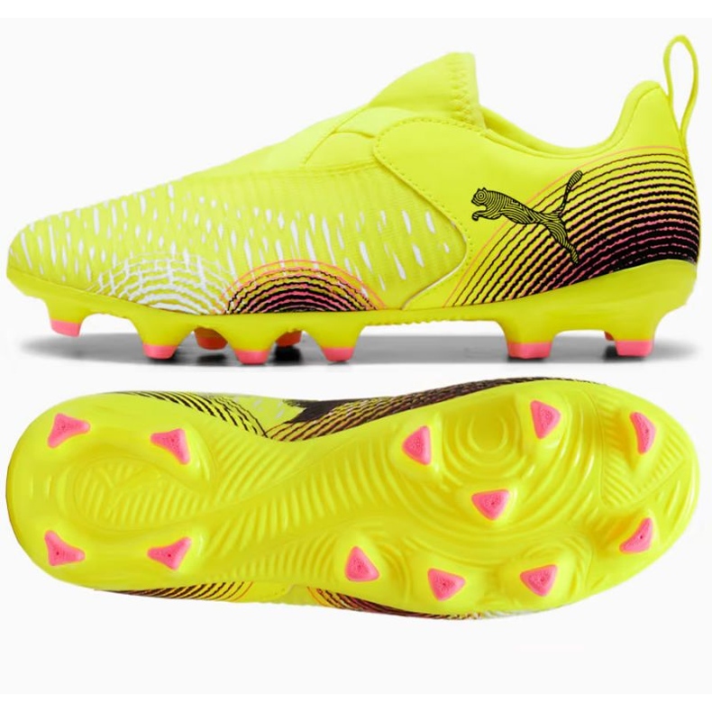 PUMA Future 8 Match LL FG/AG JR 108285-03 Scarpe da calcio giallo