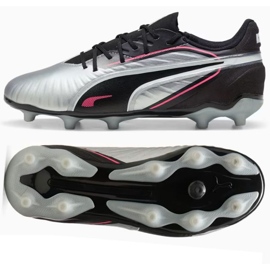 Puma King Match FG/AG 108320-02 Scarpe da calcio argento