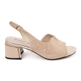 Goodin Sandali di tacchi beige