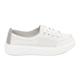 Sneaker Openwork White White Wied Sergio Leone bianco