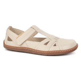 Scarpe a piedi nudi femminile Ultralekkie Olivier 1285 Semi -Labels per beige