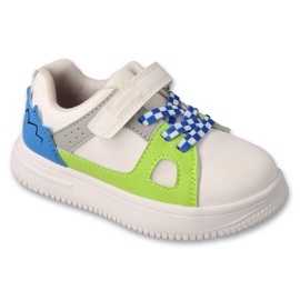 Scarpe sportive per bambini di Befado per velcro 516p423 beige