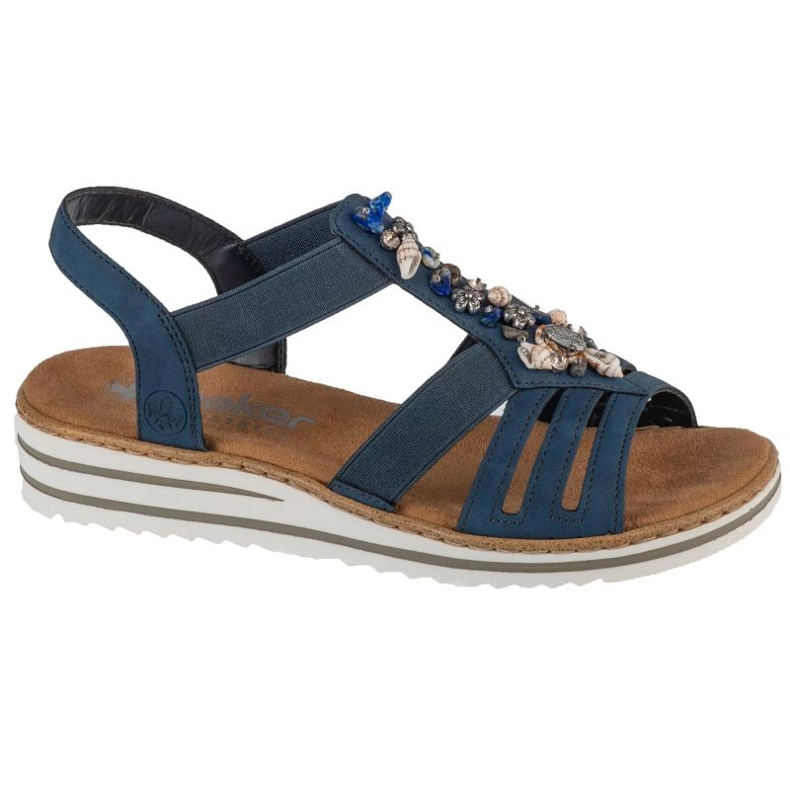 Sandali Rieker sandali V0649-14 blu
