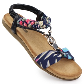 Sandali comodi da donna Io slip -Up Navy Blue Artiker 56C1276