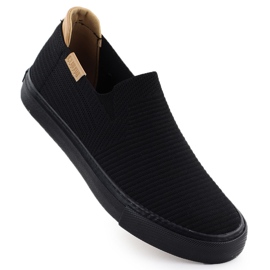 Sneaker tessili slip su Black Big Star RR274716 nero