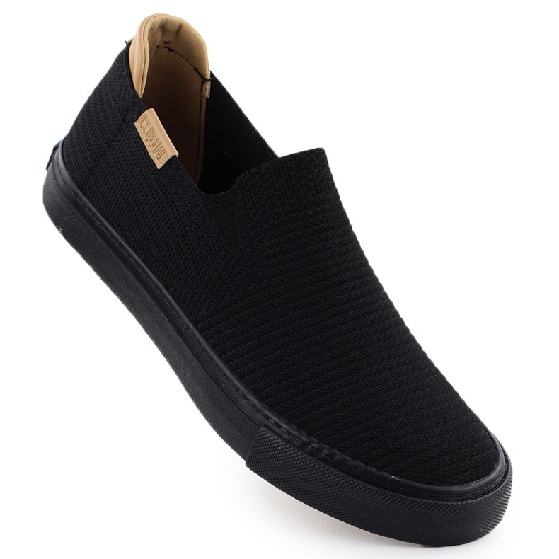 Sneaker tessili slip su Black Big Star RR274716 nero
