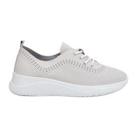 Vinceza 41472 Scarpe sportive in pelle femminile bianca