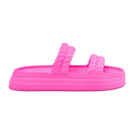 S.Barski Schede da donna leggera in schiuma sulla piattaforma S. Barski ZK51-001 Fucsia rosa