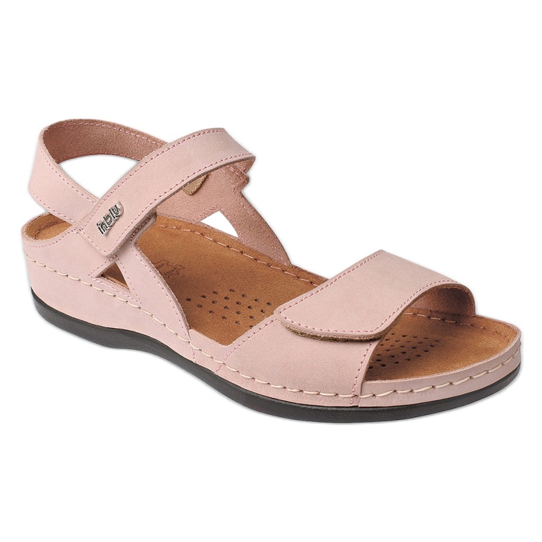 Befado Sandali in pelle femminile inblu 158d002 rosa