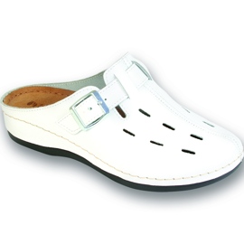 Dr.tori Befado Women's Leather Slifors PU 179D009 White bianco