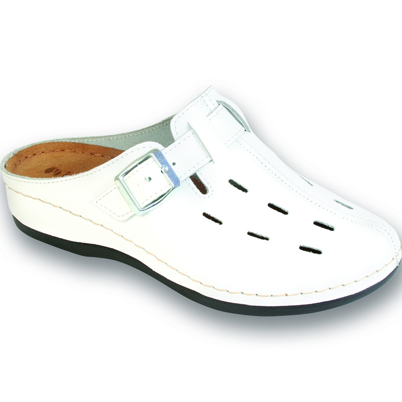 Dr.tori Befado Women's Leather Slifors PU 179D009 White bianca