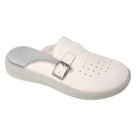 Fare di pelle femminile Dr.Orto Befado 177d004 BIANCO