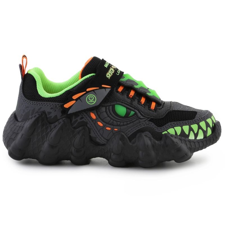 Skechers Schechers Skech-A-Saurus-Dino 400112L-Bklm Shine Shoes nero