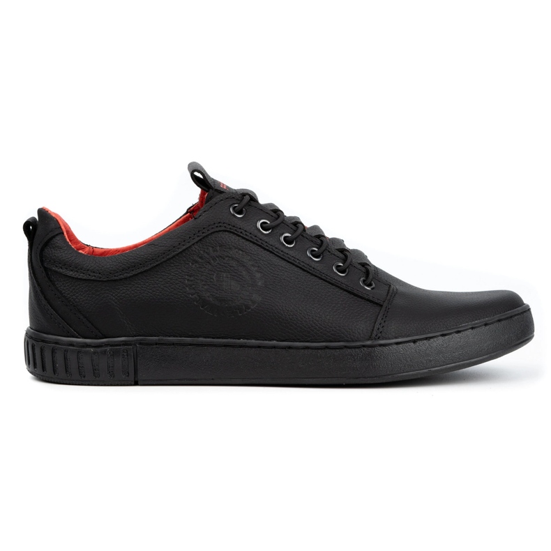 Polbut Scarpe casual da uomo in pelle 2121/2 nere nero