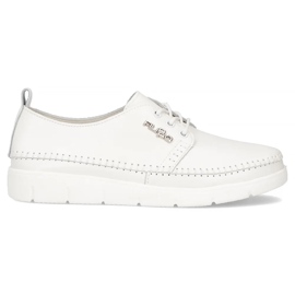Filippo dp6747/25 wh sneaker in pelle bianco