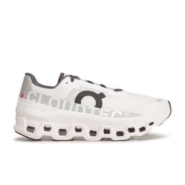 On Running Esecuzione di cloudmonster 6198285 scarpe da corsa bianca