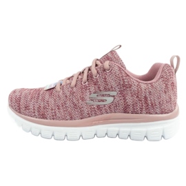 Skechers Schechers Scarpe graziose Twisted Fortune 12614/MVE rosa