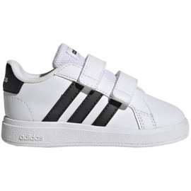 Adidas Grand Court CF JR GW6527 Scarpe bianco