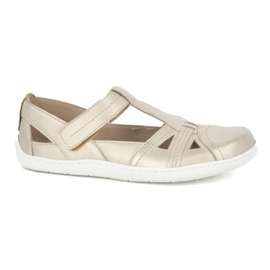 Scarpe a piedi nudi femminili UltraLkkie Olivier 1285 Velcro a metà d'oro