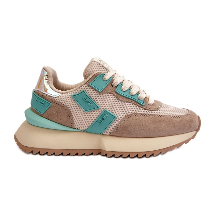 Sneaker sportive femminili Big Star NN274973 beige