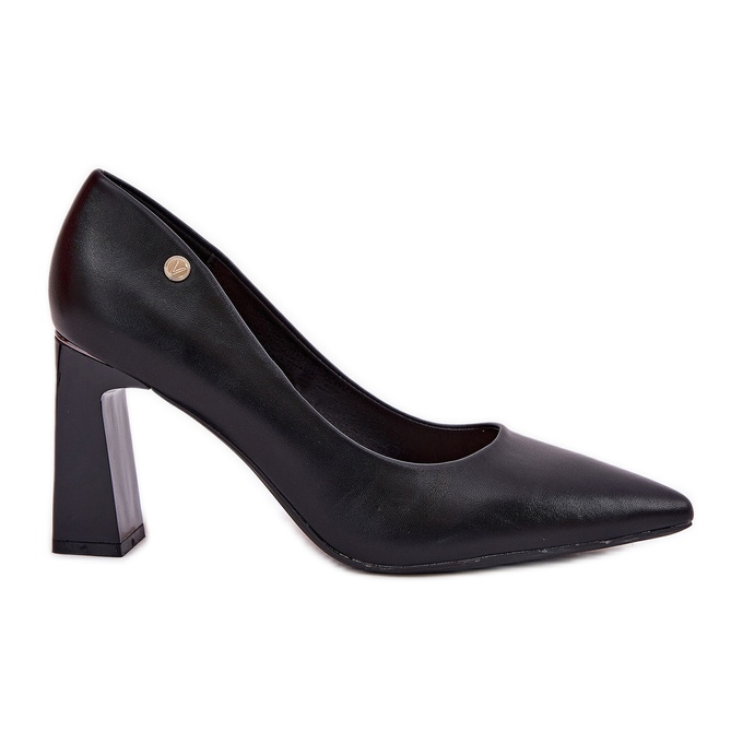 Eleganti pompe sul supporto nero Vinceza 62221