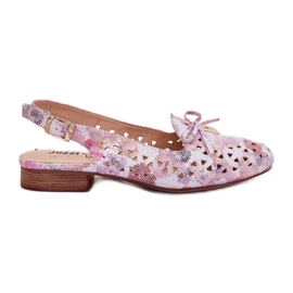 Jezzi Ballerine aperte con un tallone a multicolore aperto