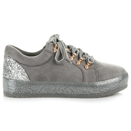 Marquiz Scarpe Da Ginnastica Sulla Piattaforma grigio