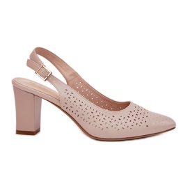 Sandali aperti con le dita dei piedi sul Sergio Leone SK163 Sergio SK163 POST beige