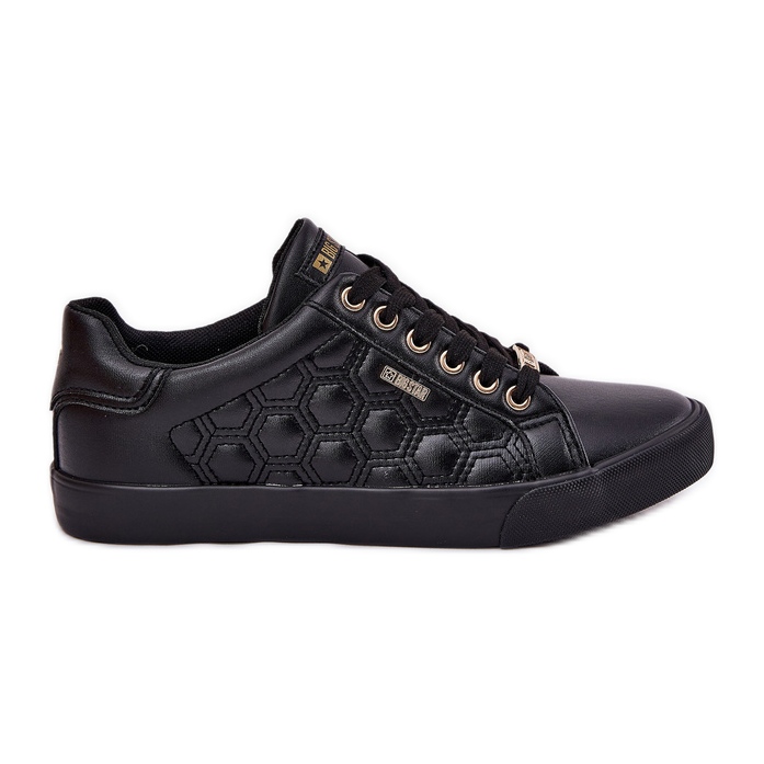 Sneaker femminili con Eco Leather Big Star RR274323 Black nero