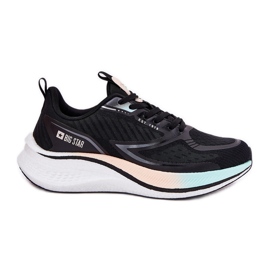 Scarpe sportive femminili Big Star RR274A160 Sistema hi-polestro nero