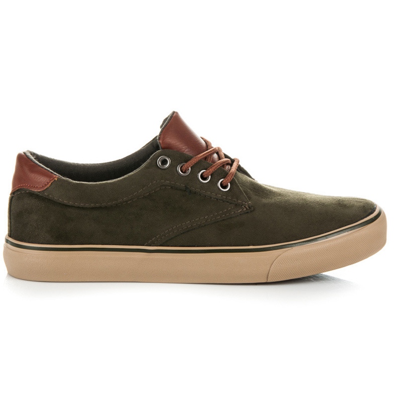 L&H Sneakers in camoscio verde