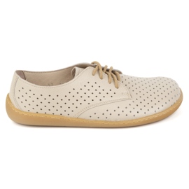 Olivier Sneaker minimaliste a piedi nudi da donna 1288pol beige
