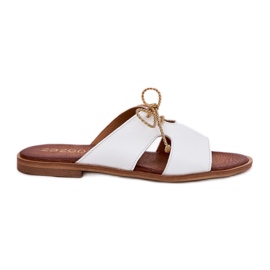 Flip in pelle femminile Flip Zazoo 3022 Bianco bianca