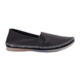 Maciejka Leather Ballerinas T3512-71 Black nero