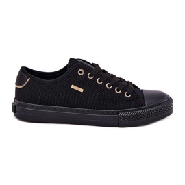 Sneakers materiale da donna Big Star RR274765 Black nero