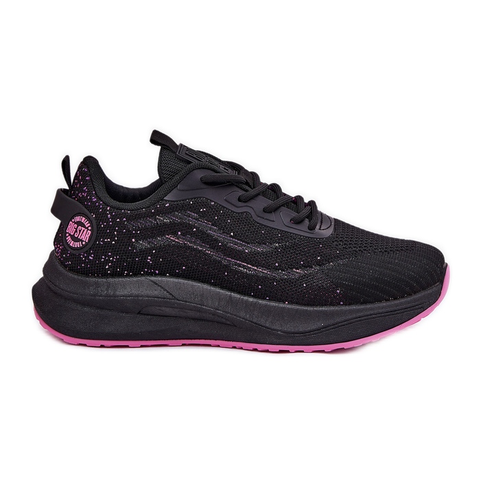 Sneaker sportive sulla piattaforma hi-poolish di Big Star RR274523 nero