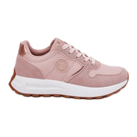 Sneaker femminili sulla piattaforma Big Star RR274489 Sistema rosa hi-poolish
