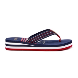 Flip femminile -flip -flip -flips on wedge big star rr274a126 blu navy