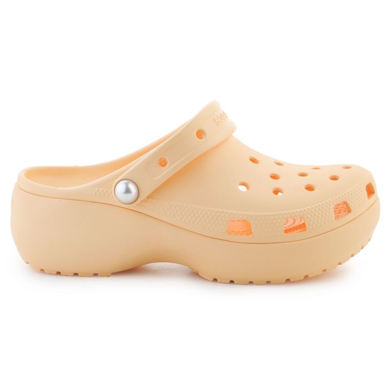 Piattaforme classiche Crocs Pearl Clog 211231-78Z arancia