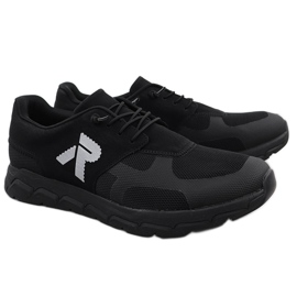 Scarpe sportive maschili Black Rieker 09100-00 nero