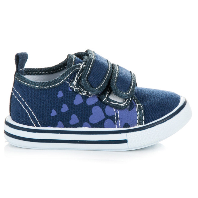 Bona Sneakers a cuori blu