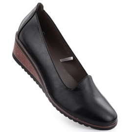 Scarpe per zeppe Black Potocki SZ12276 nero