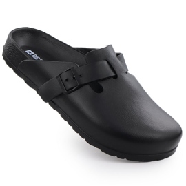 Pantofole da uomo in schiuma costruite -in big big star rr174a022 nero
