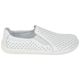 Olivier Openwork minimalista a piedi nudi femminile scivolando 1308pol bianco