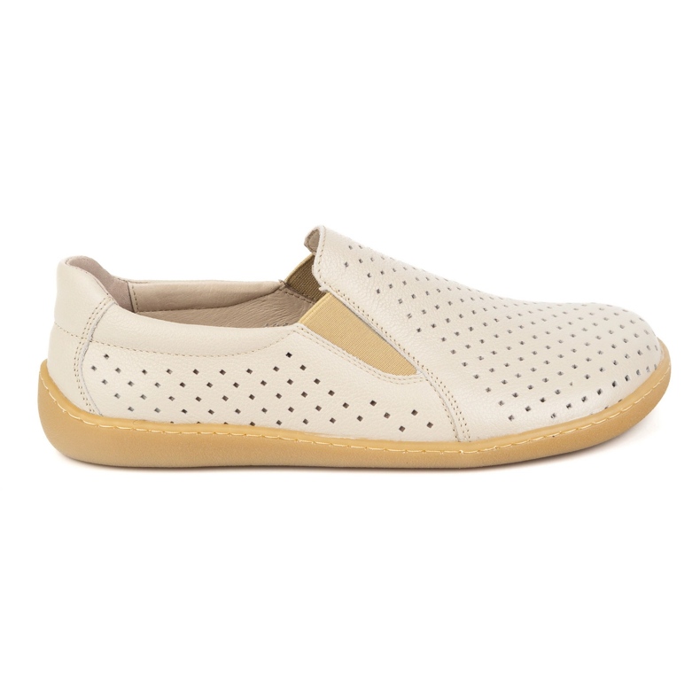 Olivier Openwork minimalista a piedi nudi femminile scorrevole 1308pol beige