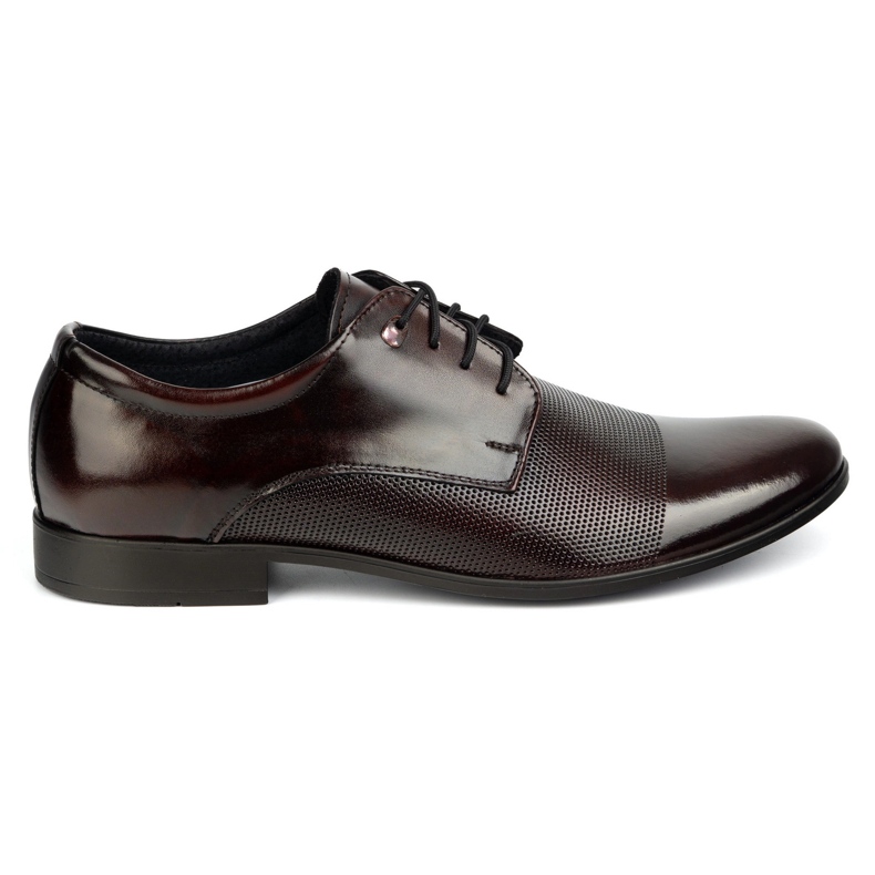 Olivier Eleganti scarpe in pelle 271t2 ciliegia rosso